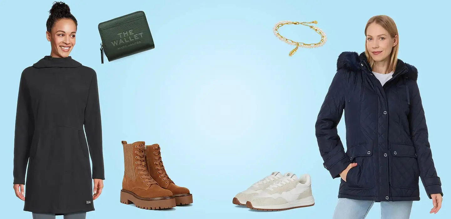 Winter jackets and knitwear